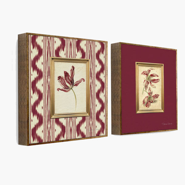 kit 2 Quadros Ikat Khiva