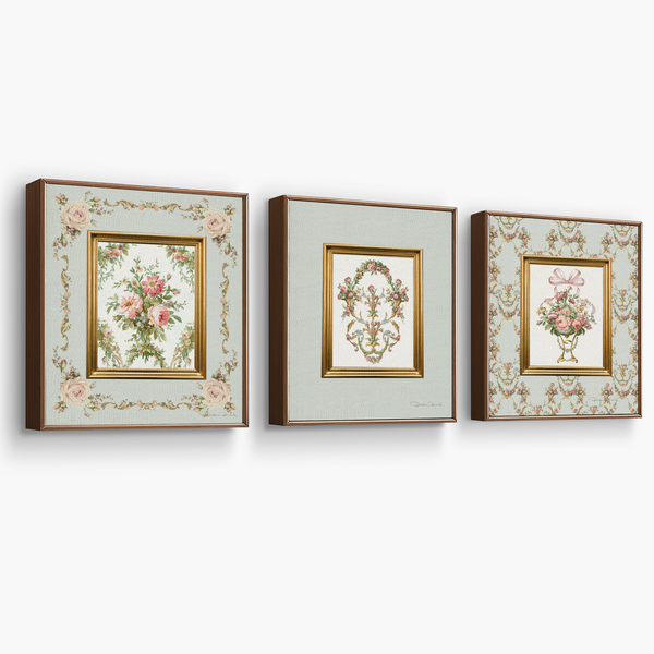 Kit 3 Quadros Victorianos