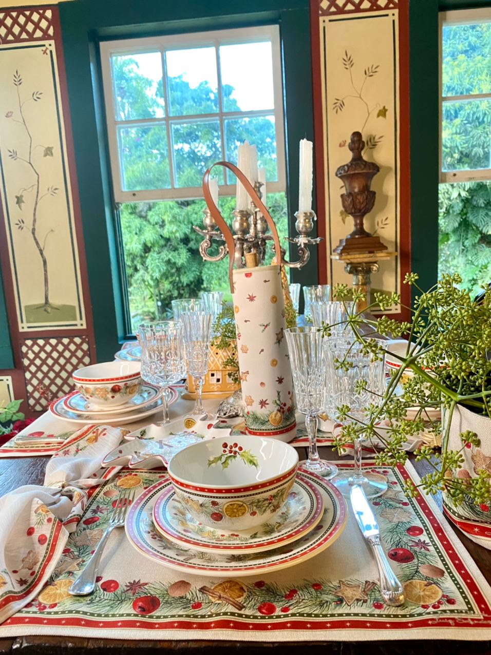 Porta-óculos Natal Especiarias