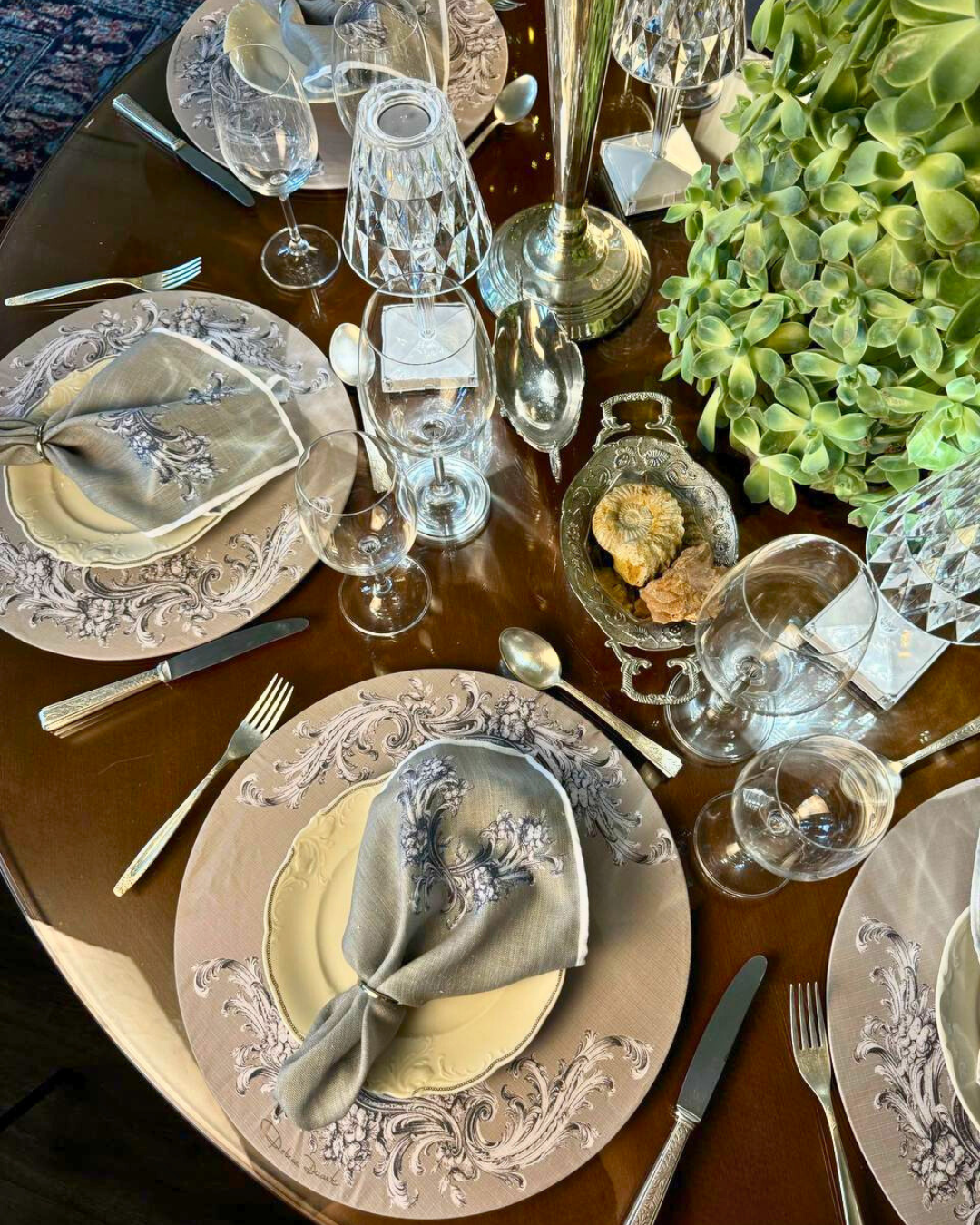 Sousplat Arabesco Luíz XV