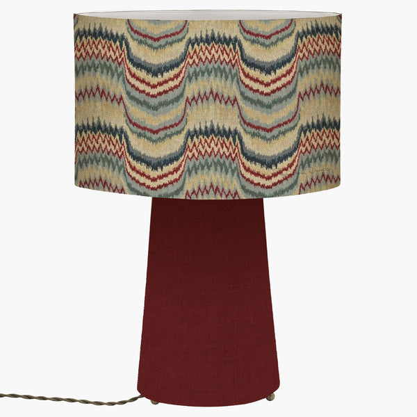 Abajur de Tecido Clássico Ikat Missoni