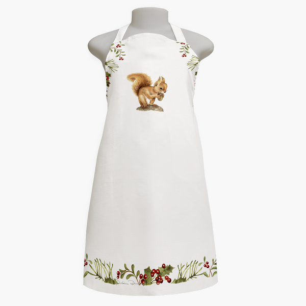 Avental de cozinha Natal Esquilo