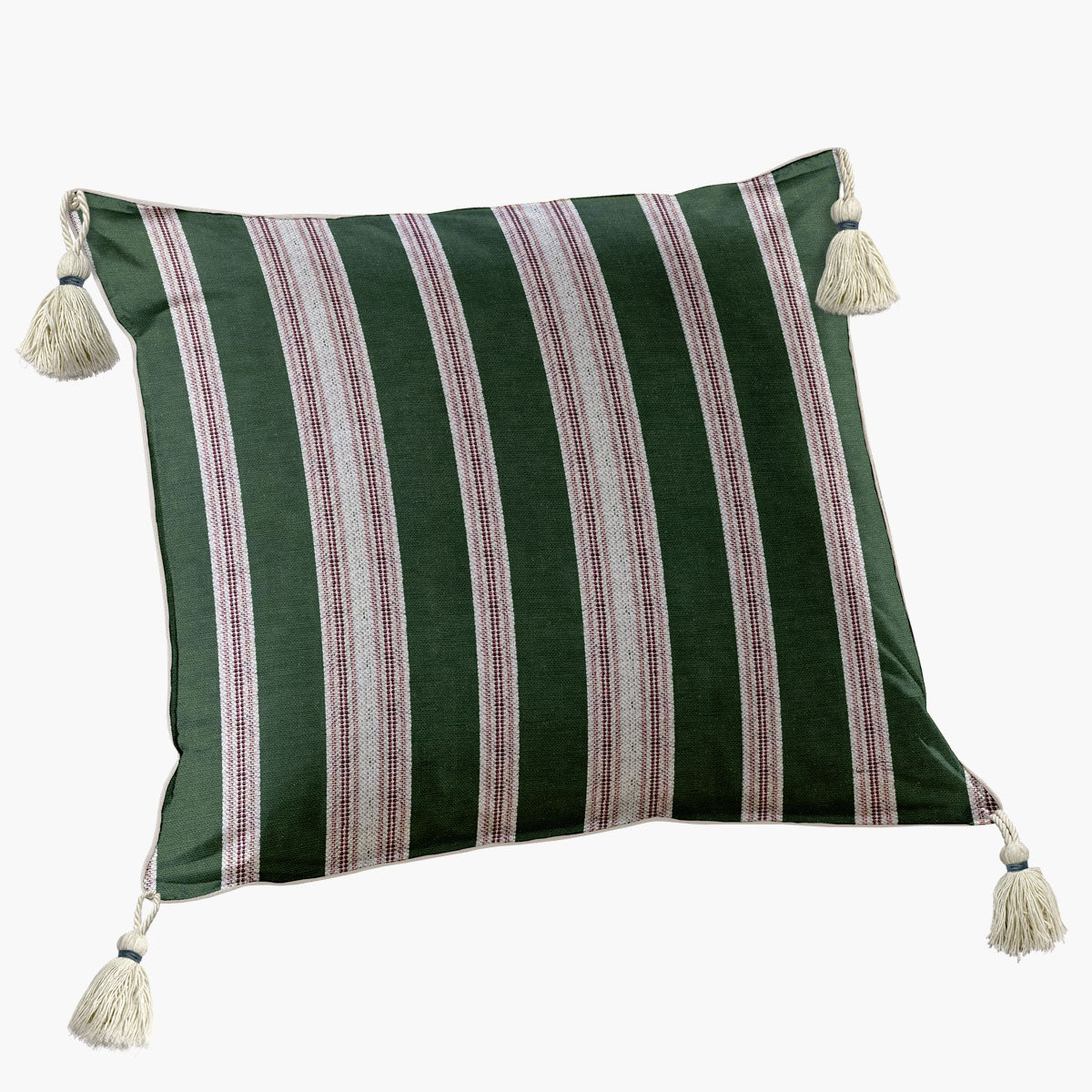 Almofada Quadrada Listradas Ikat Kantha