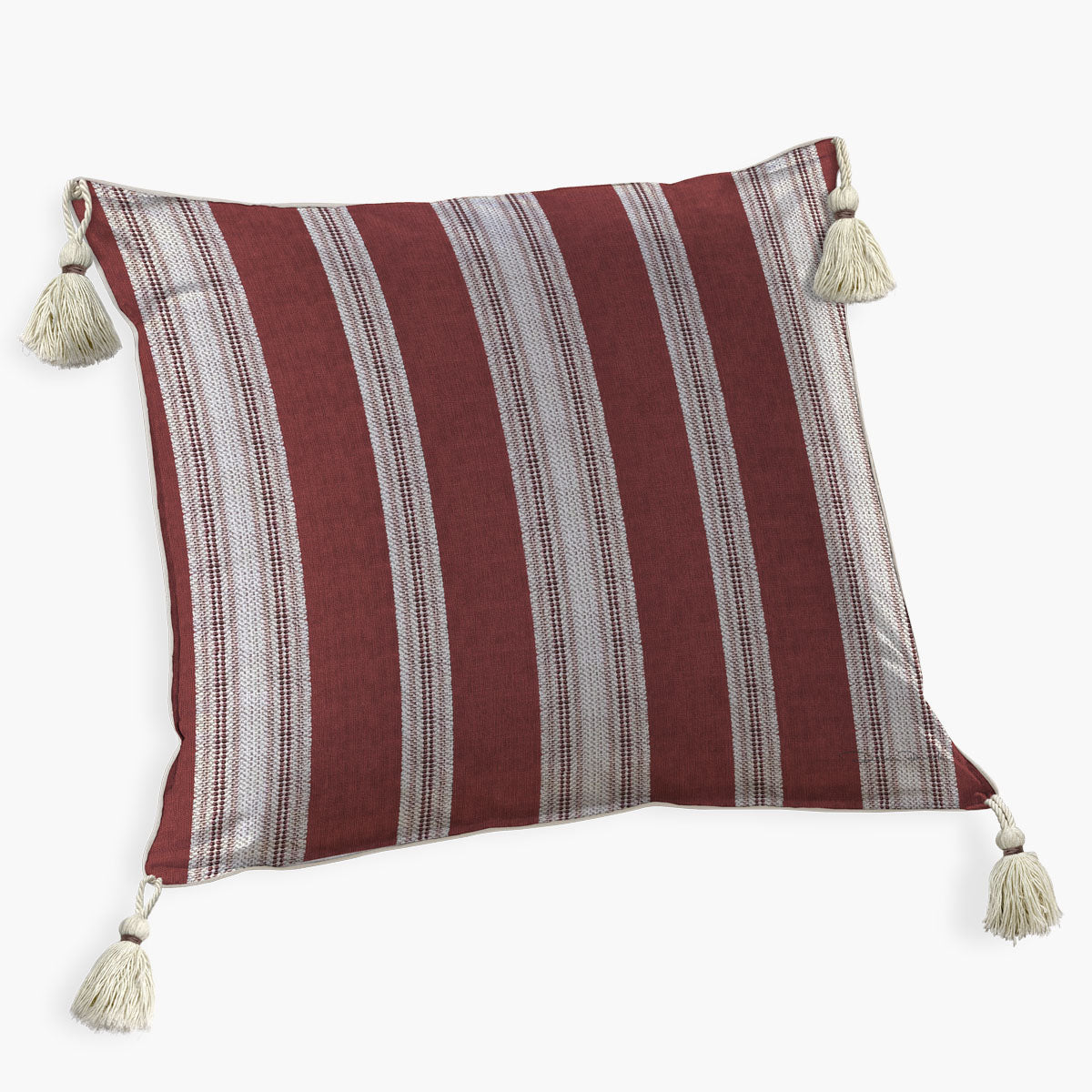 Almofada Quadrada Listradas Ikat Kantha