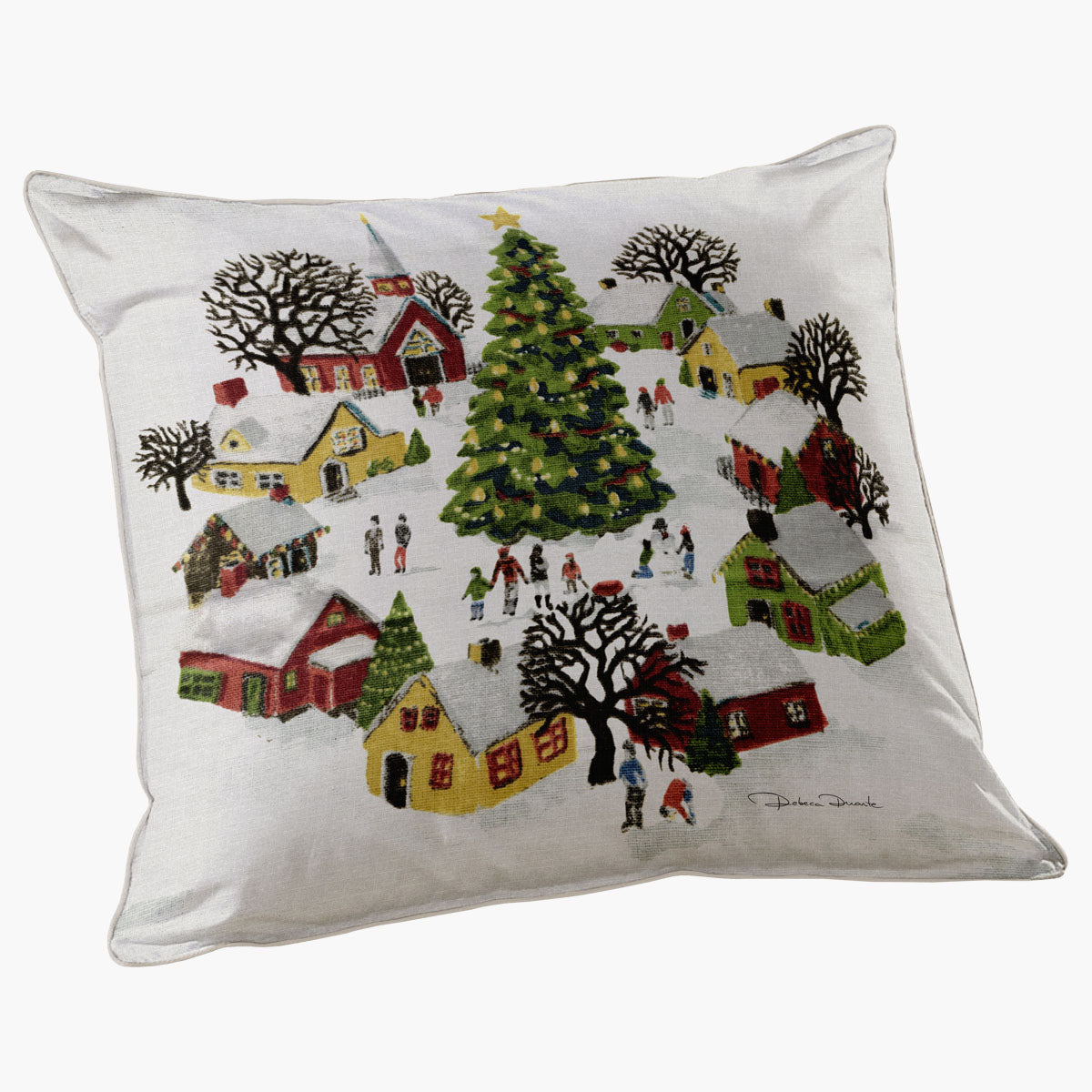 Capa de Almofada Natal Village