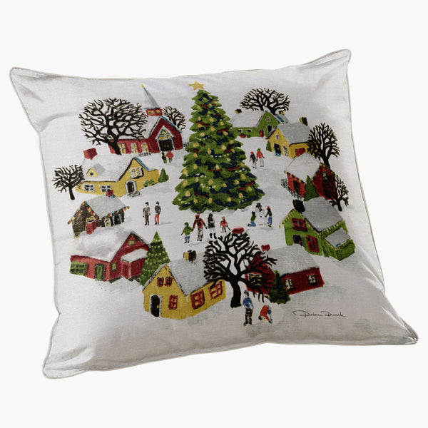 Capa de Almofada Natal Village