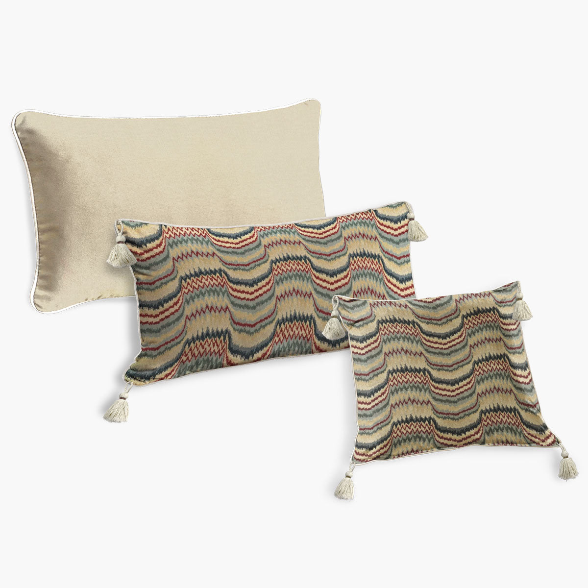Capa de Almofada Baguete Ikat Missoni