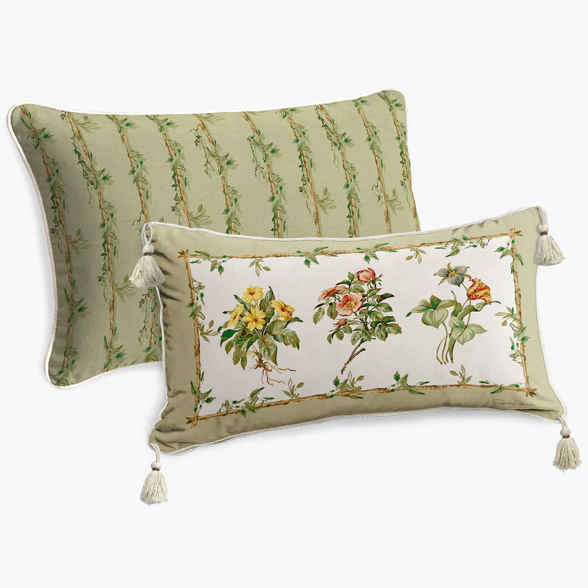 Capa de Almofada Baguete Floral Heras