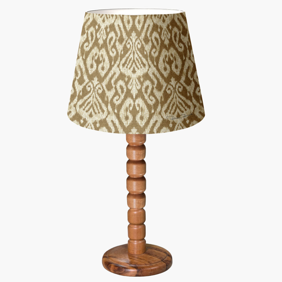 Cúpula de Abajur Gravataria Ikat Kantha