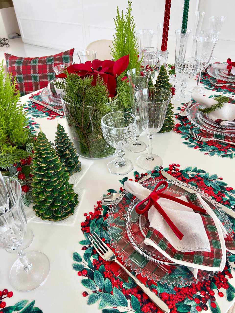 Necessaire Natal Guirlanda e Cereja