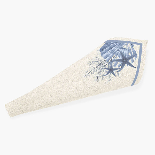 Guardanapo de tecido Coral Azul Delavê