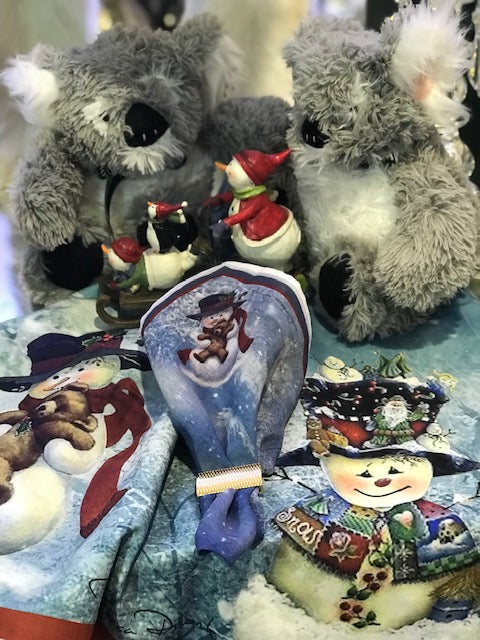 Toalha para Lavabo Natal Village