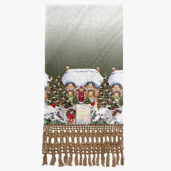 Toalha para Lavabo Natal Village