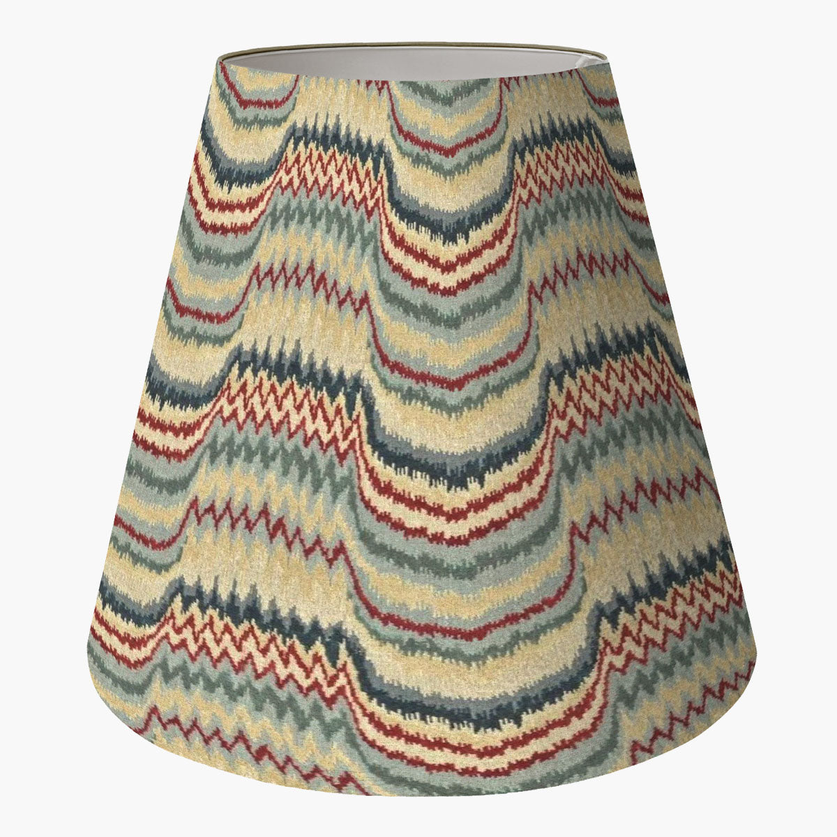 Lustre Folhagem Dupla em Junco Natural Com Mini Cúpulas Missoni