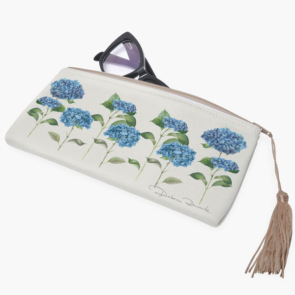 Porta-óculos Hortensia Azul