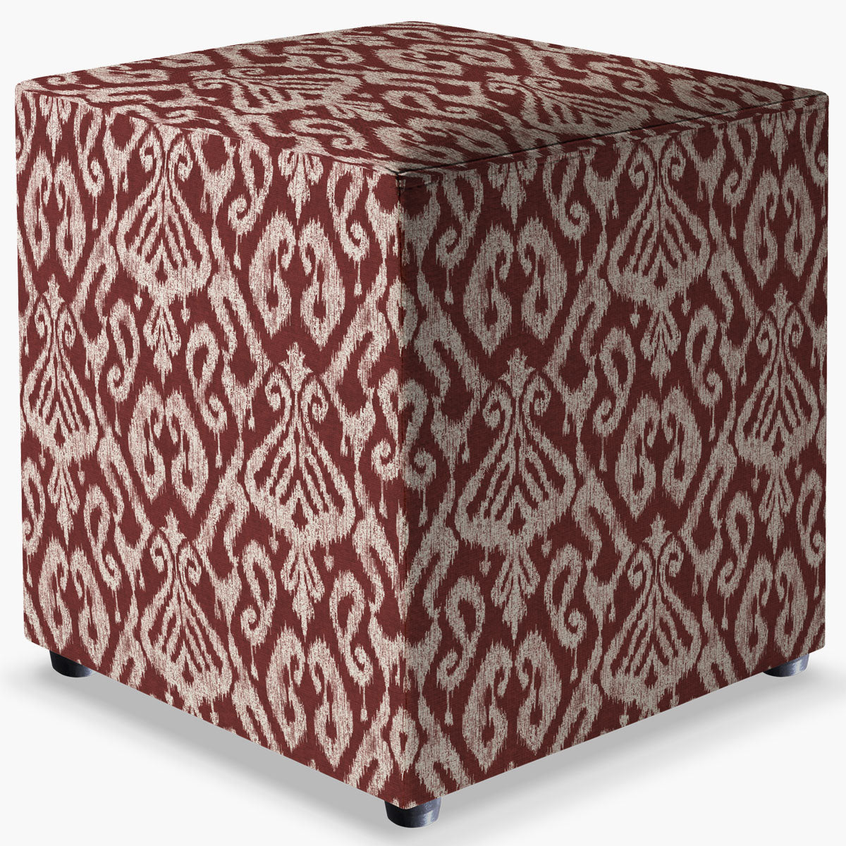 Puff Quadrado Ikat Kantha