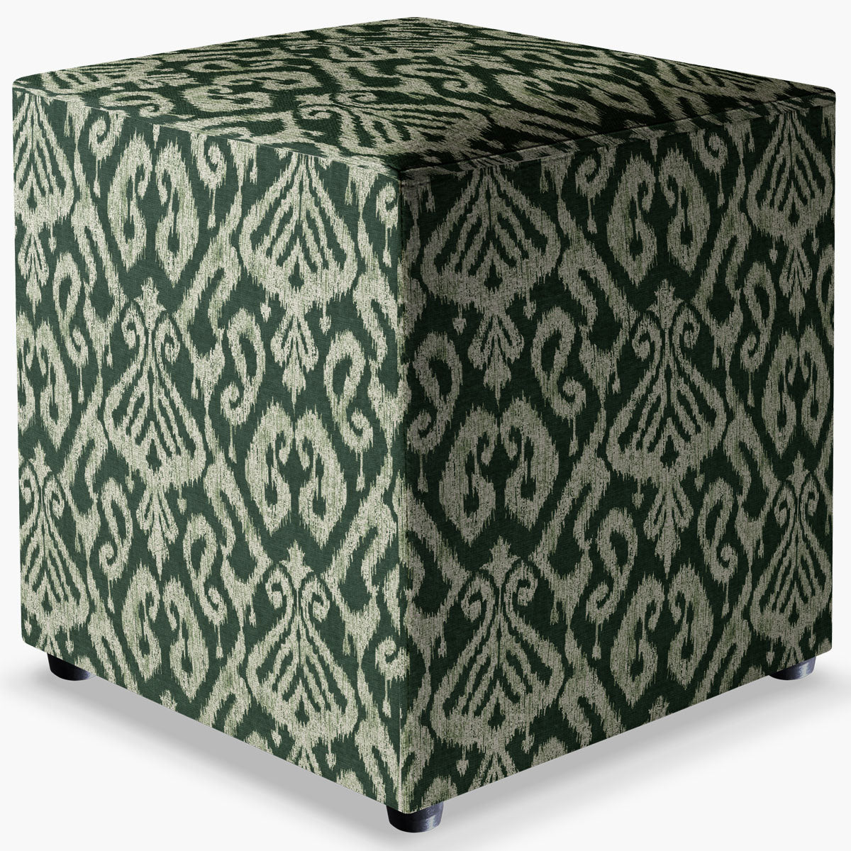 Puff Quadrado Ikat Kantha