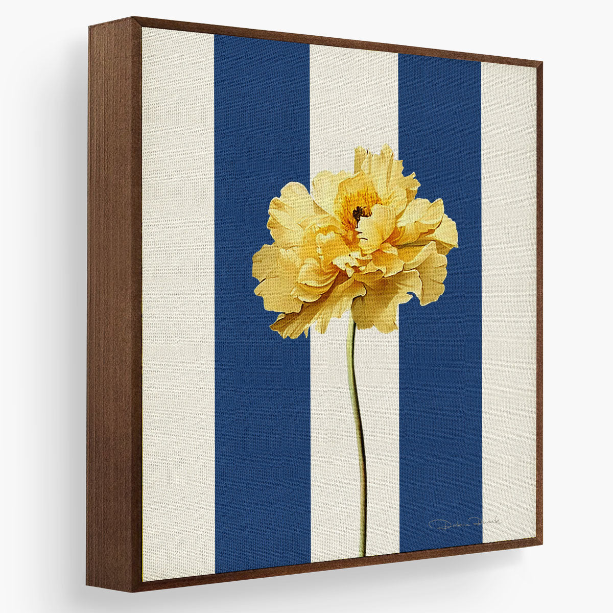 Quadros Decorativos Listras com Papoulas