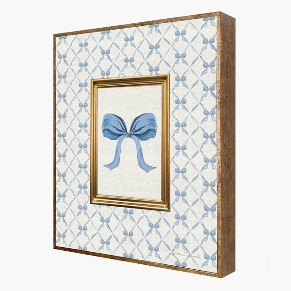 Quadro Decorativo Laço Azul