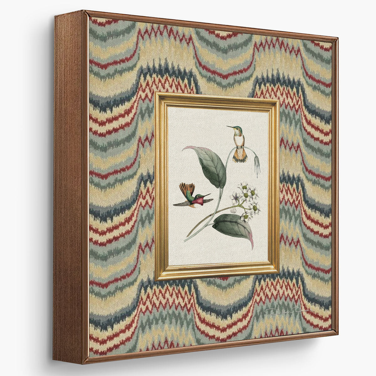 Kit 3 quadros Ikat Missoni