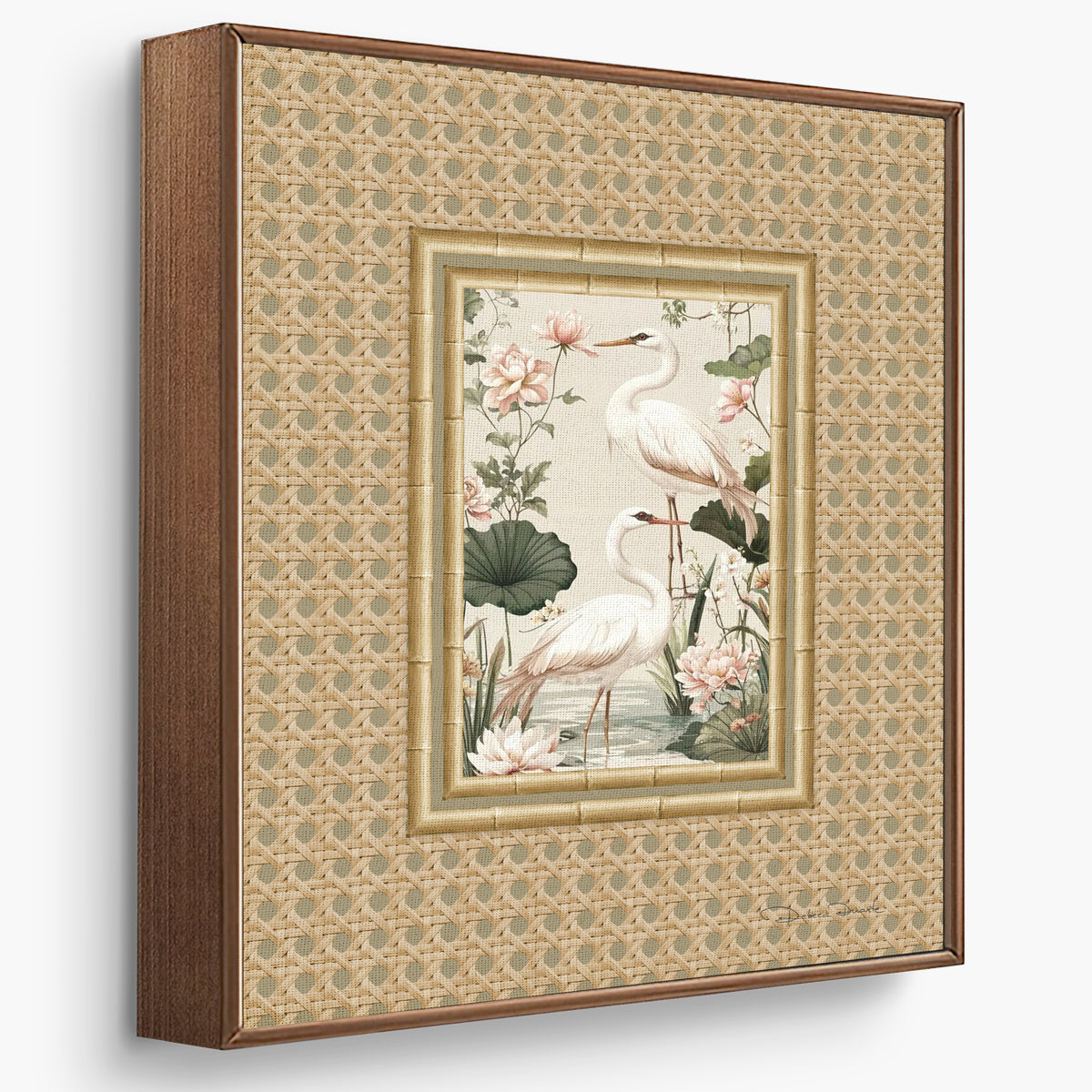 Kit 4 Quadros Decorativos Ikata Kantha