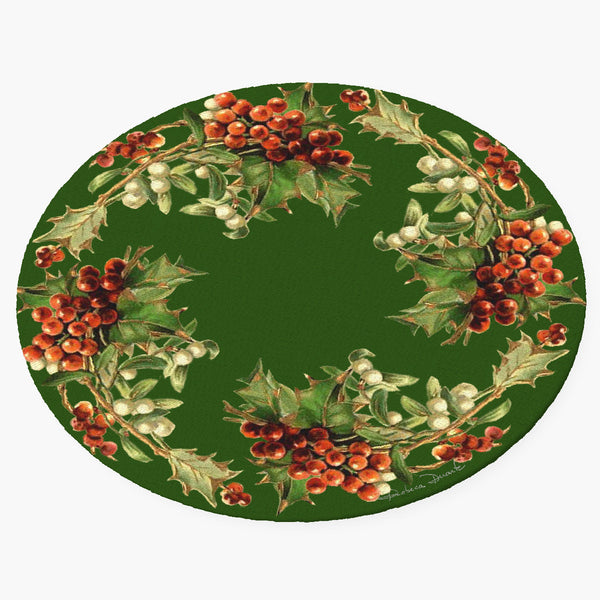 Sousplat Natal Guirlanda Cherry