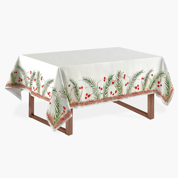 Toalha de Mesa Natal Árvore Vintage