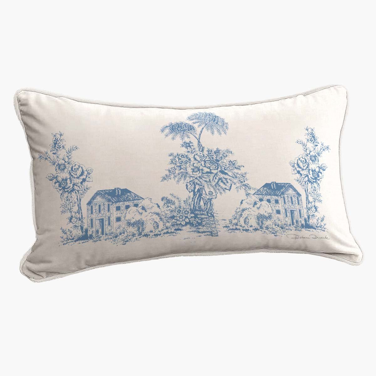 Capa de Almofada Baguete Toile de Jour - Rebeca Duarte Home