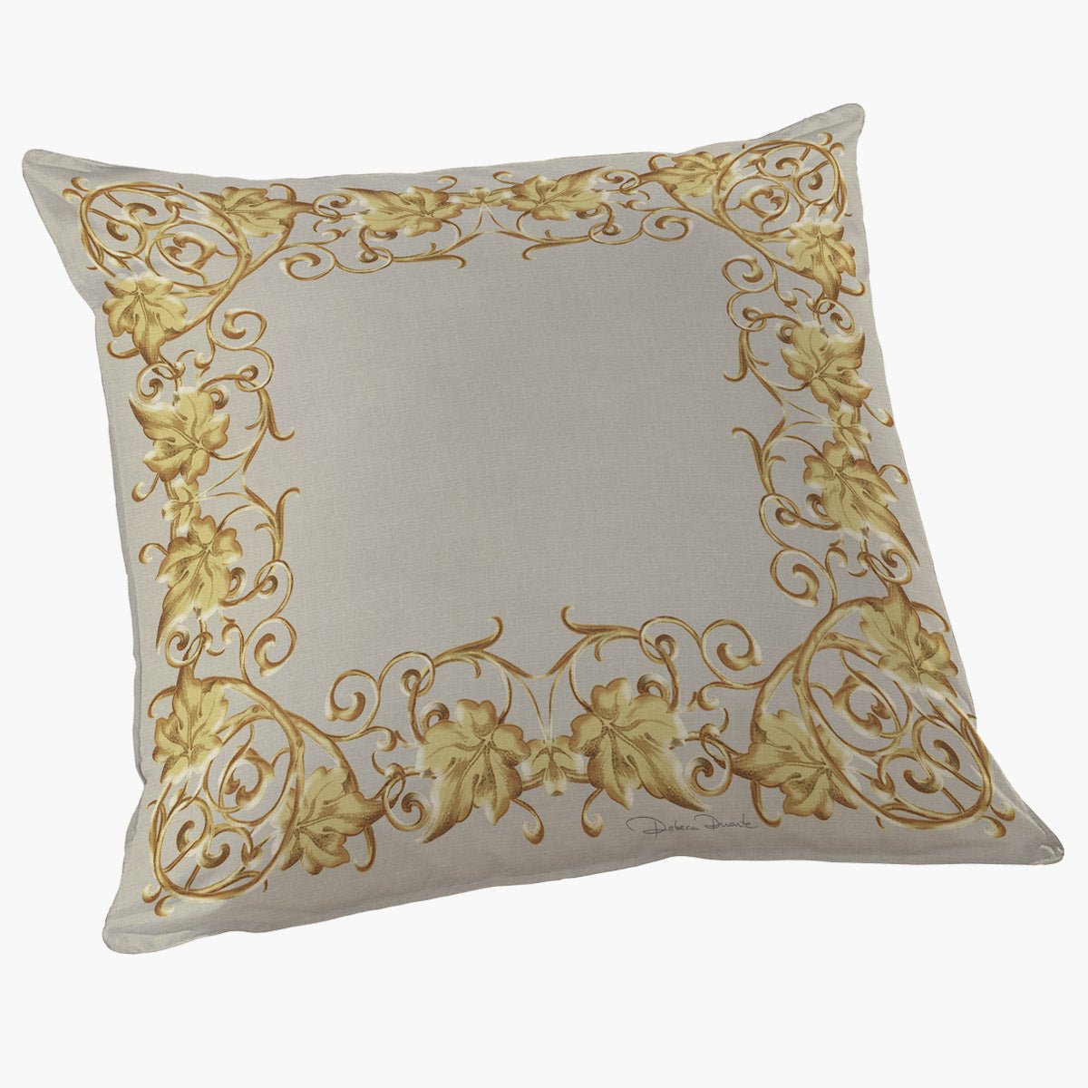Capa de Almofada Quadrada Grape Dourado - Rebeca Duarte Home