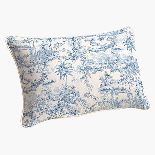 Capa de Almofada Travesseiro Toile Tropical - Rebeca Duarte Home