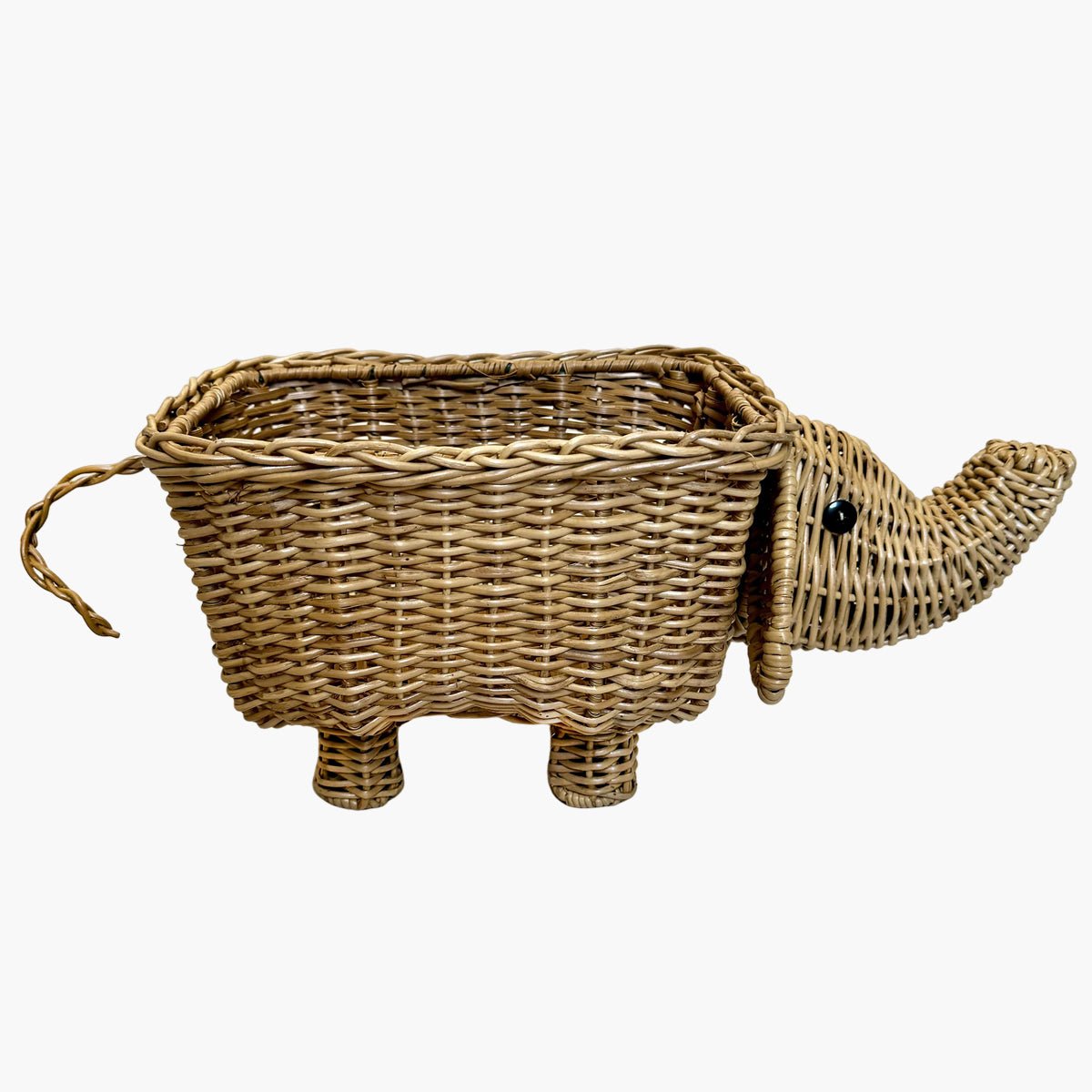 Cesta Elefante em Junco Natural - Rebeca Duarte Home