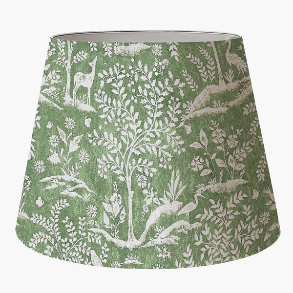 Cúpula de abajur Arvore com Garça - Rebeca Duarte Home