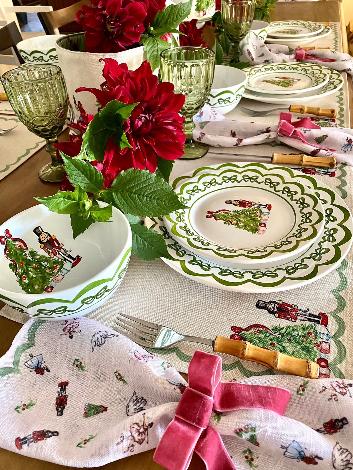 Toalha para Lavabo Natal Quebra Nozes