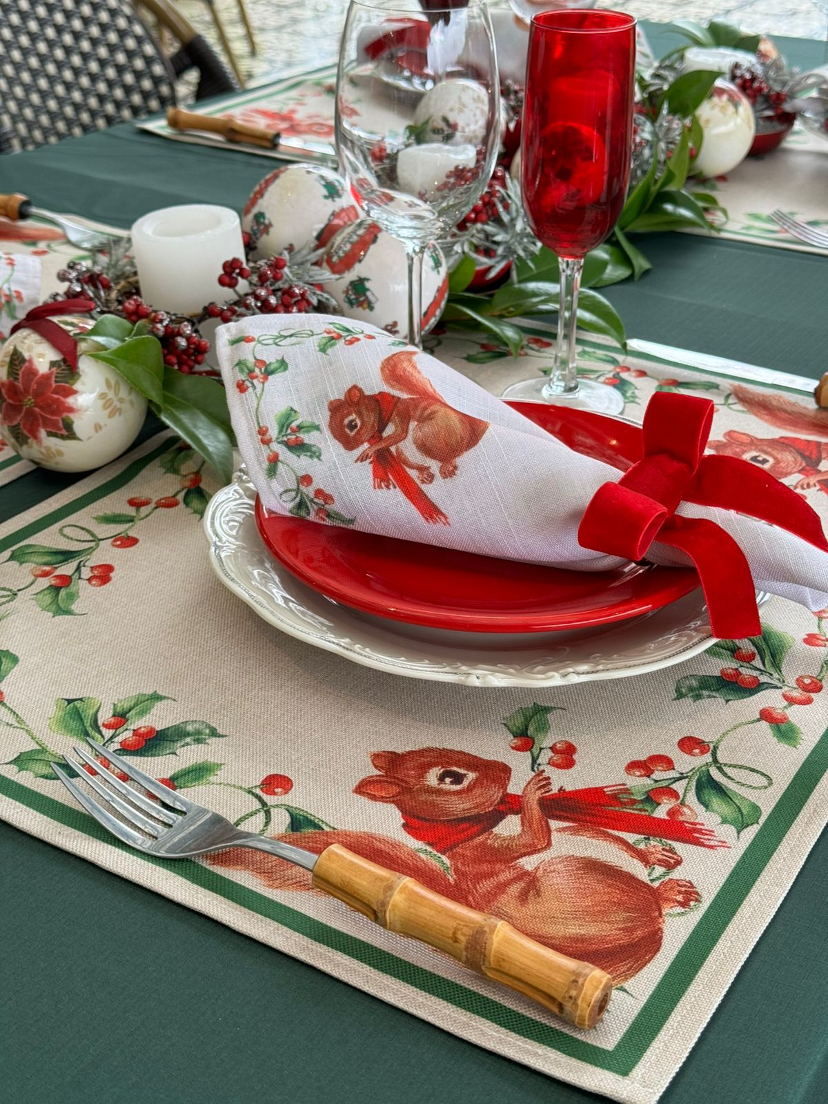 Guardanapo - Natal Esquilo