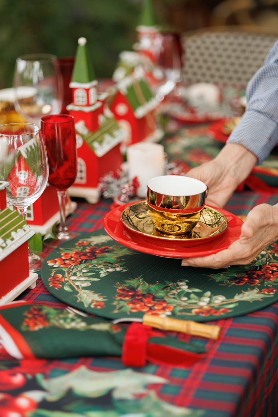 Guardanapo Guirlanda Cherry - Rebeca Duarte Home