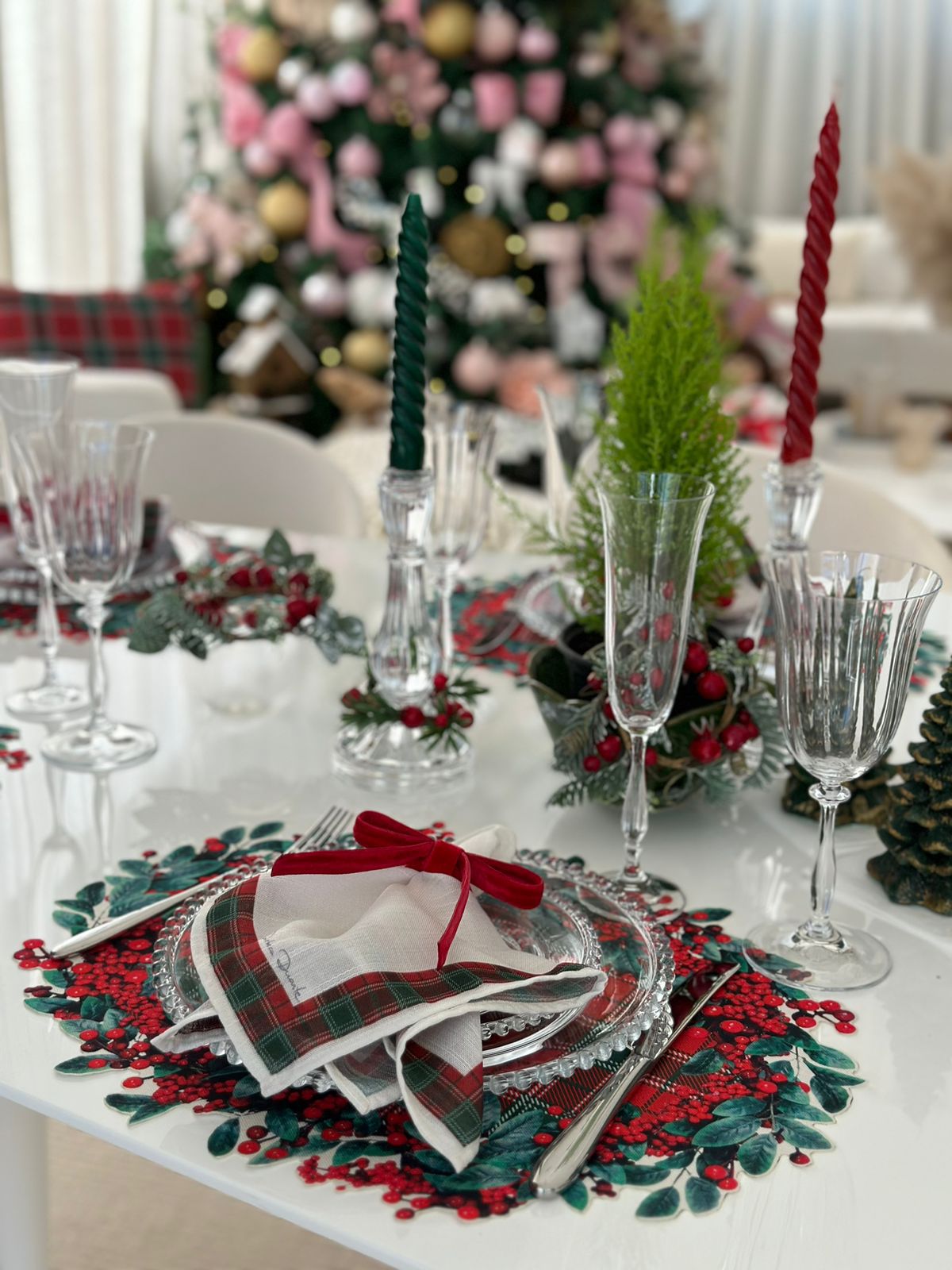 Cachepot Natal Guirlanda e Cereja