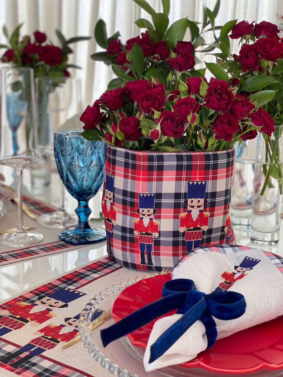 Jogo Americano Soldadinho Xadrez - Rebeca Duarte Home