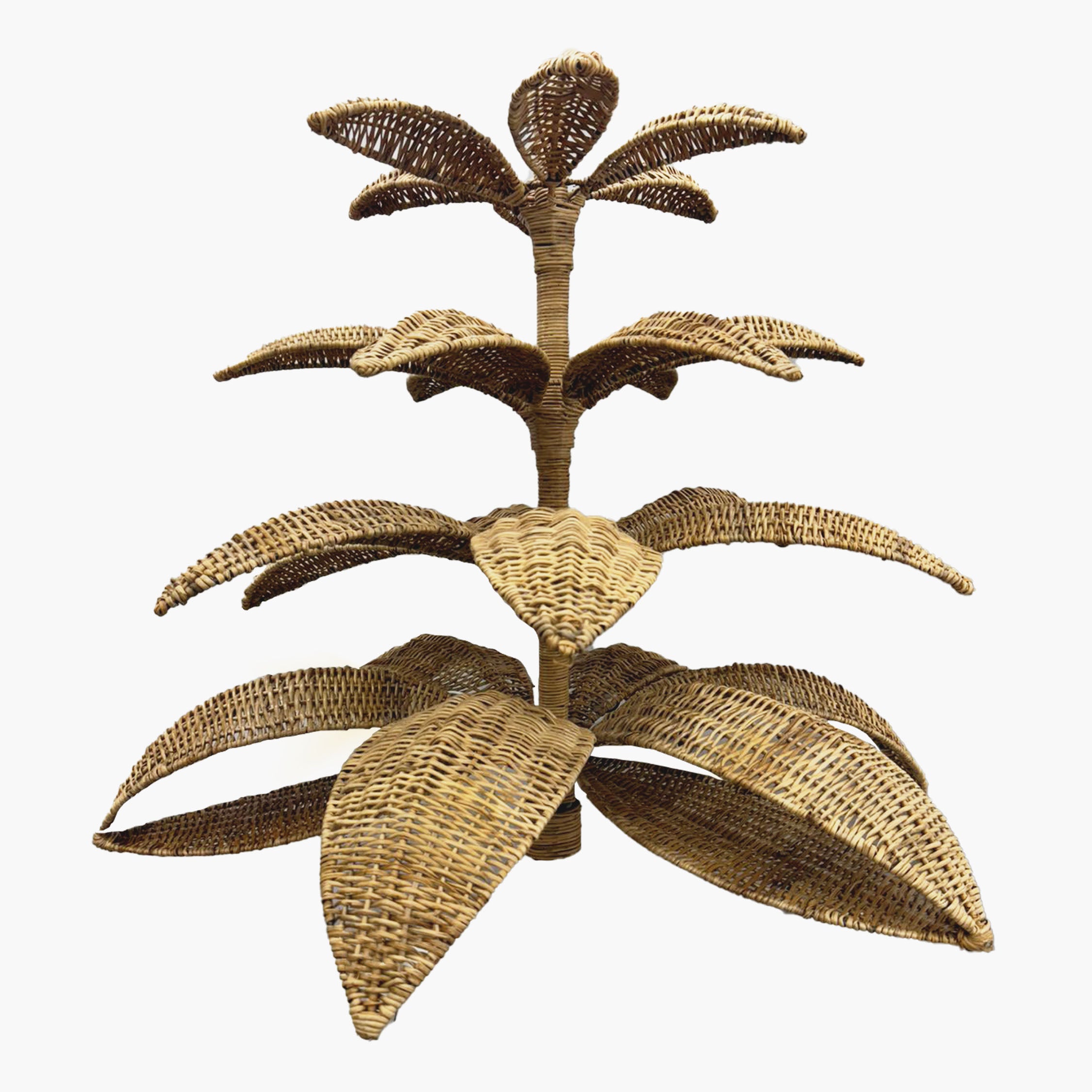 Lustre Cascata em Junco Natural