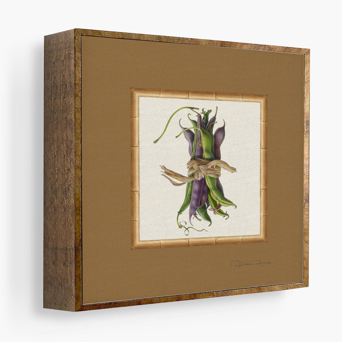 Kit com 4 Quadros Estampas Vegetais - Rebeca Duarte Home