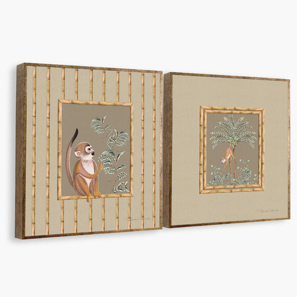 Kit de Quadros Decorativos Monkey - Rebeca Duarte Home