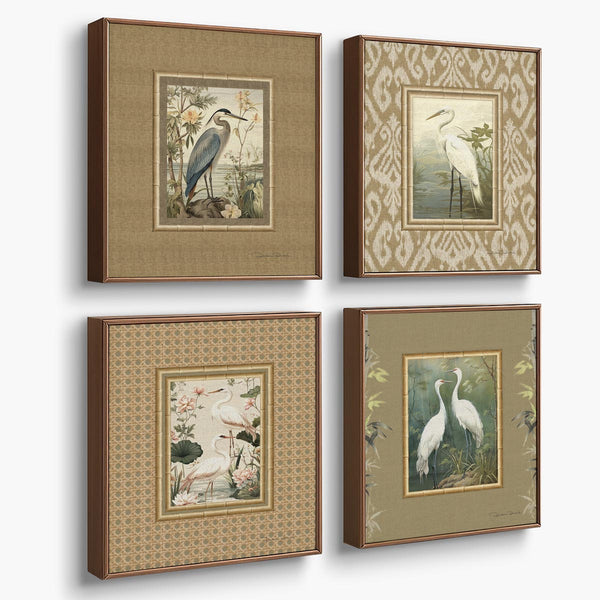 Kit 4 Quadros Decorativos Ikata Kantha