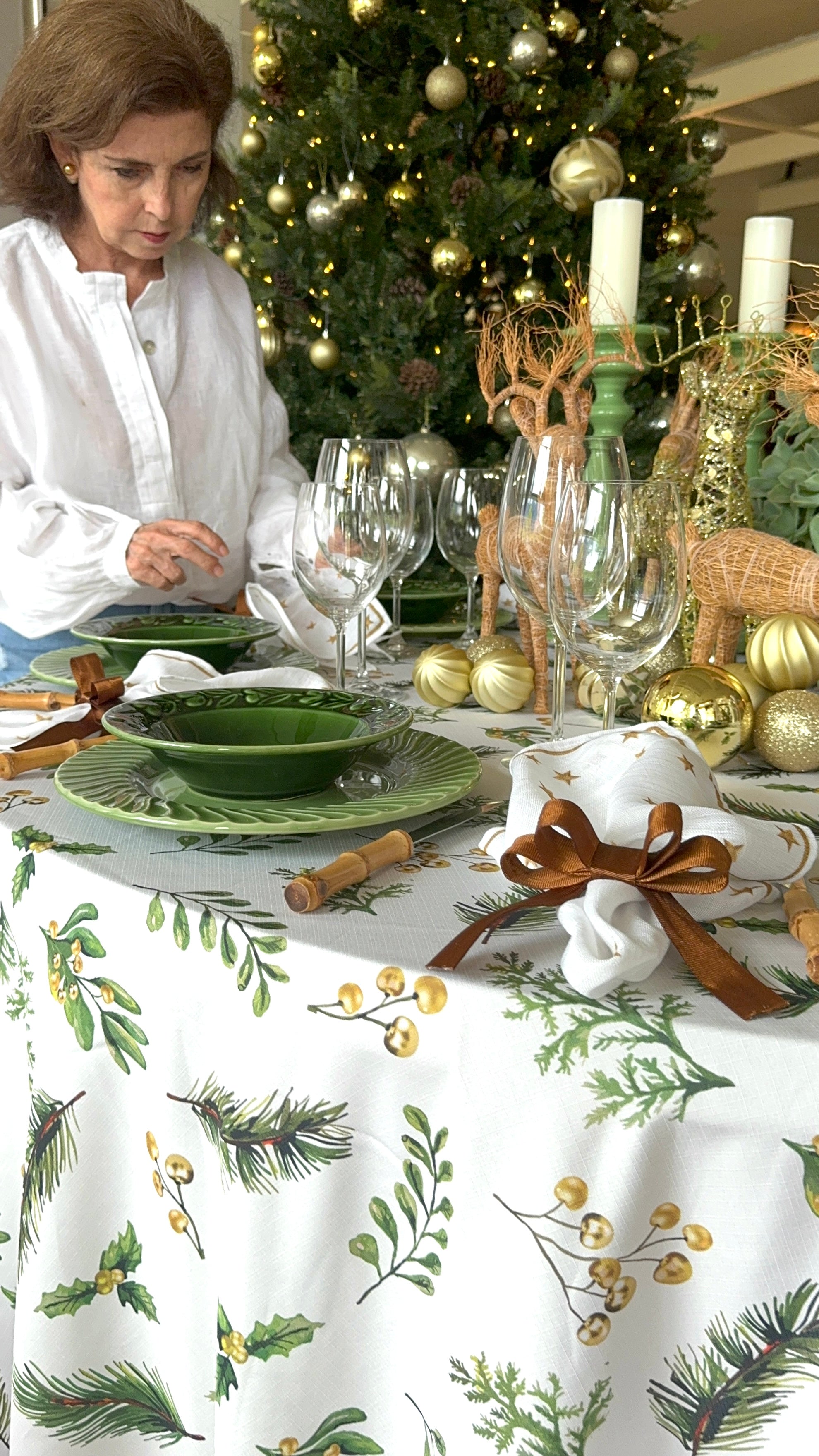 Porta-guardanapo Laço em Gorgurinho
