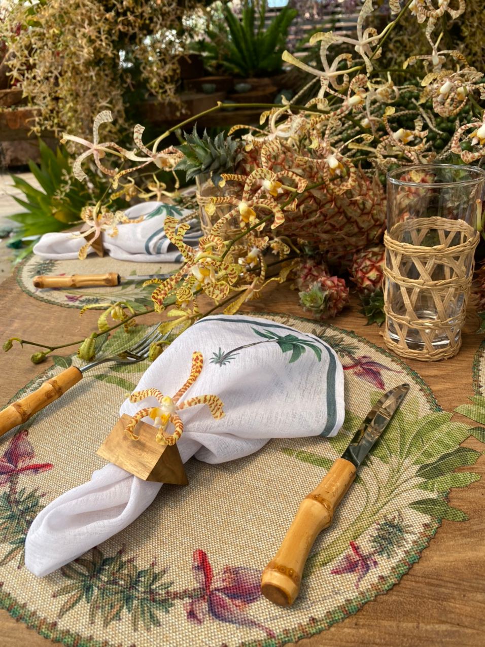 Mini Cúpula de Abajur Bananeira Fruto - Rebeca Duarte Home
