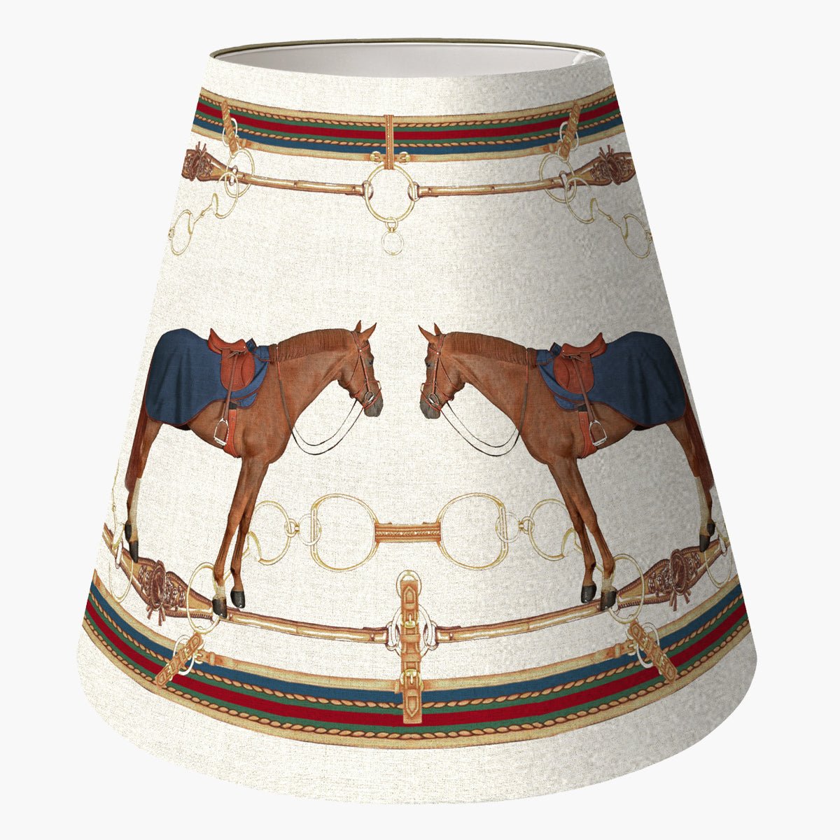 Mini Cúpula de Abajur Cavalo Nobre - Rebeca Duarte Home