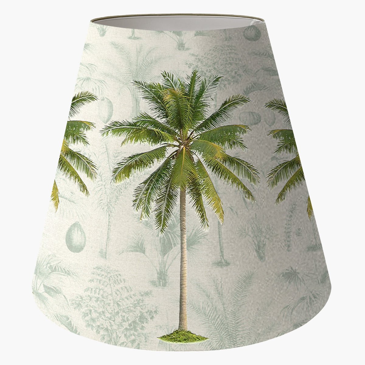Mini Cúpula de Abajur Coqueiro - Rebeca Duarte Home