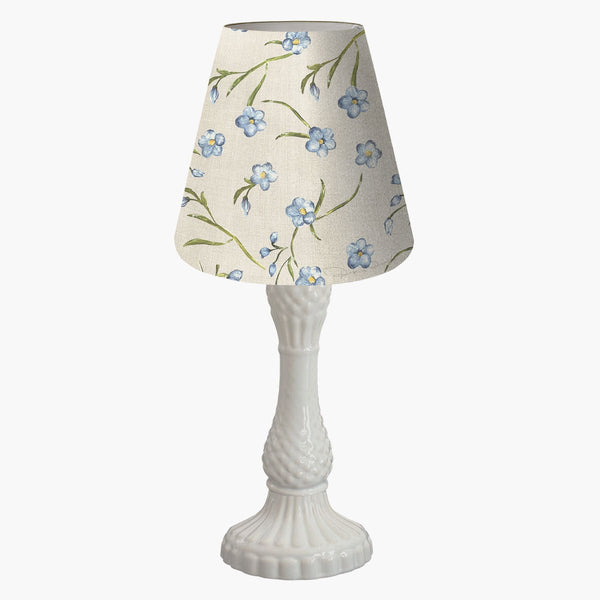 Mini Cúpula de Abajur Margarida Azul - Rebeca Duarte Home