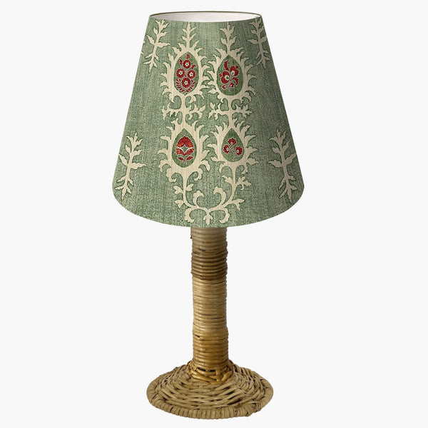 Mini Cúpula Ikate Marrocos Com Mini Pedestal em Junco Natural - Rebeca Duarte Home
