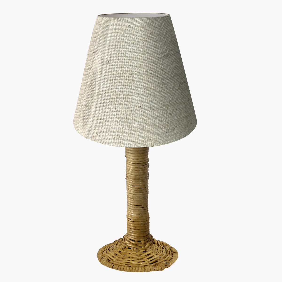 Mini Cúpula de Abajur em Juta