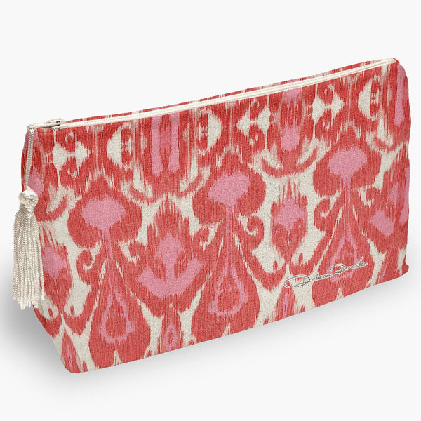 Necessaire Ikat Coral - Rebeca Duarte Home