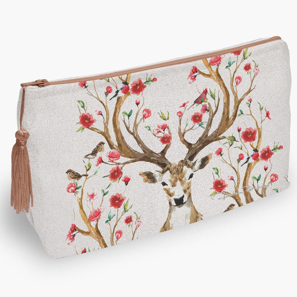 Necessaire - Natal Alce e Floral - Rebeca Duarte Home